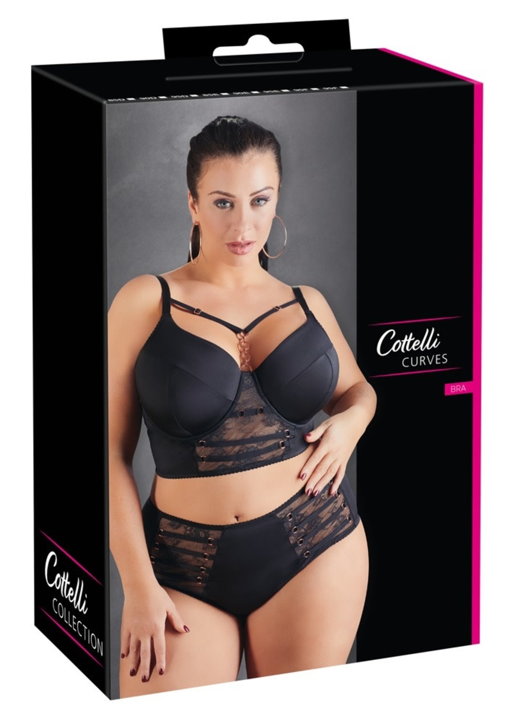 Cotteli Collection Curves Bra black