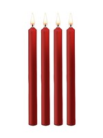 Ouch! Teasing wax candles red