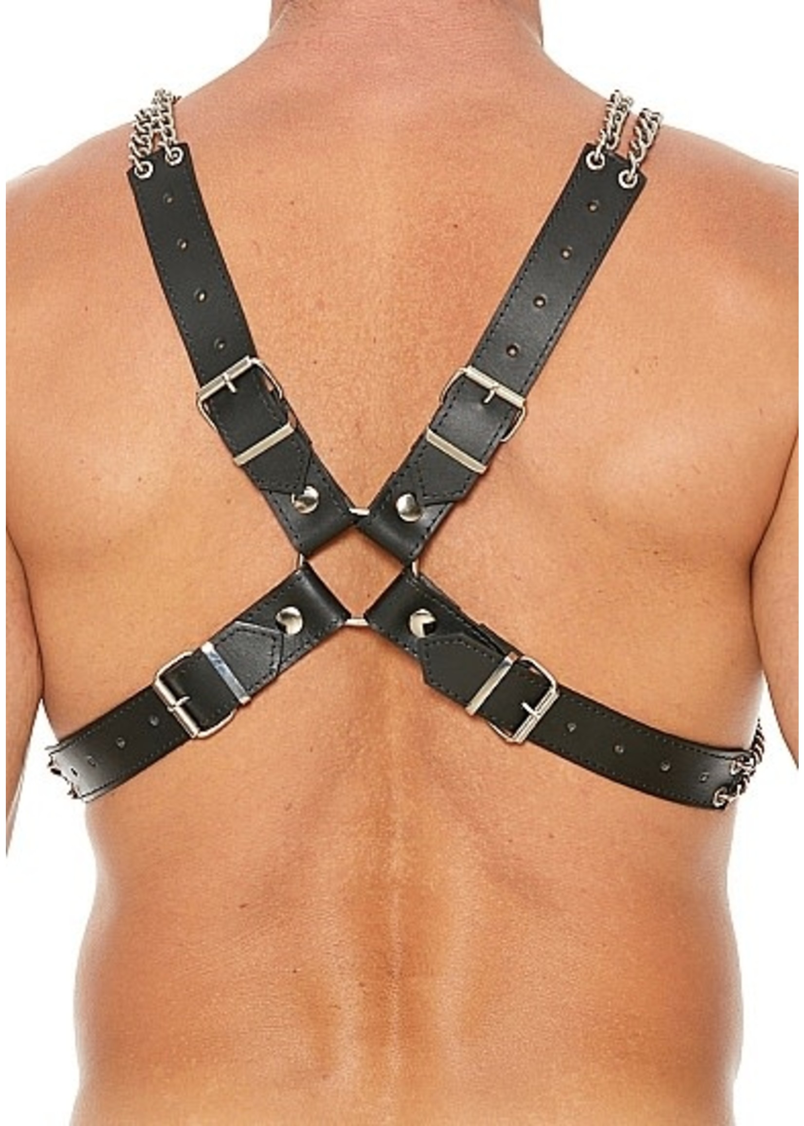 Ouch! Chain and chain harness leather OneSize
