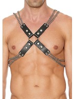 Ouch! Chain and chain harness leather OneSize