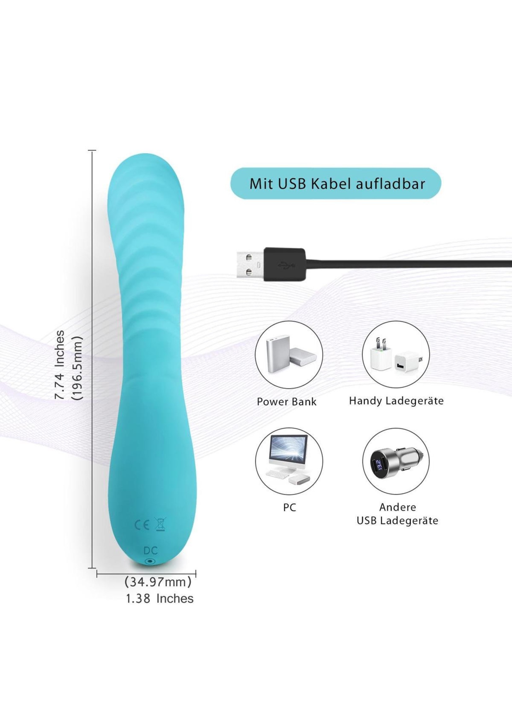 ZennToys 10 speed waterproof vibrator green