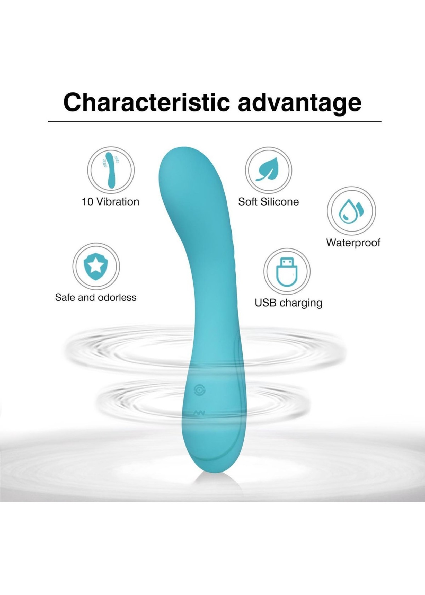 ZennToys 10 speed waterproof vibrator green