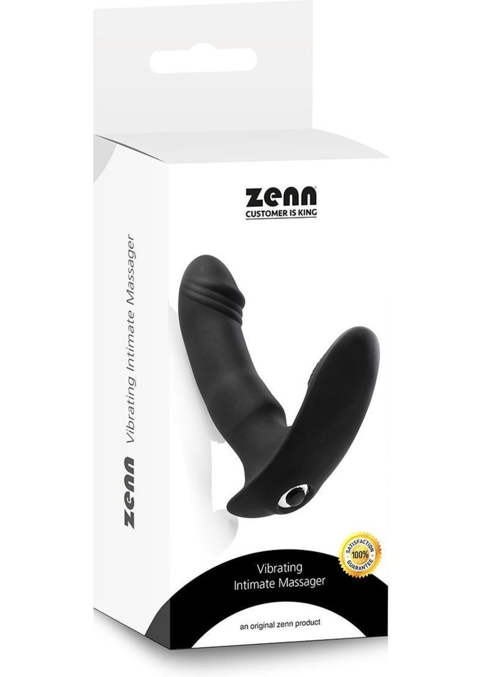 ZennToys Vibrating intimate massager black