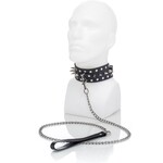 ZennToys Spiked collar with leash black