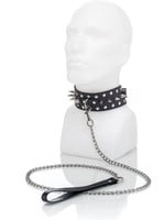 ZennToys Spiked collar with leash black