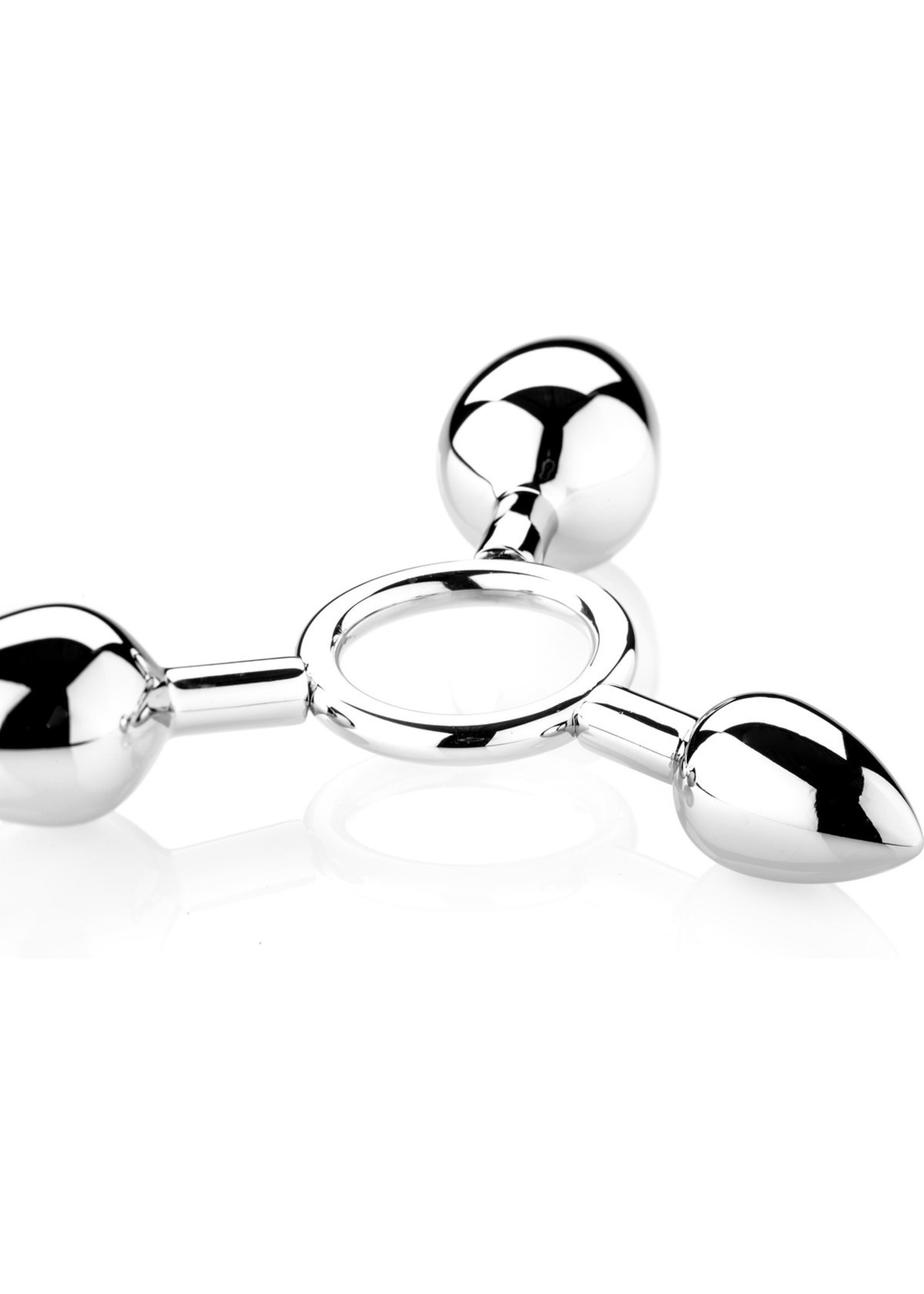 ZennToys Cock ring with three anal plugs