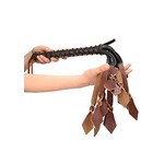 Pain by Shots Stylish 22 tails with 12 handle Italian leather black/brown