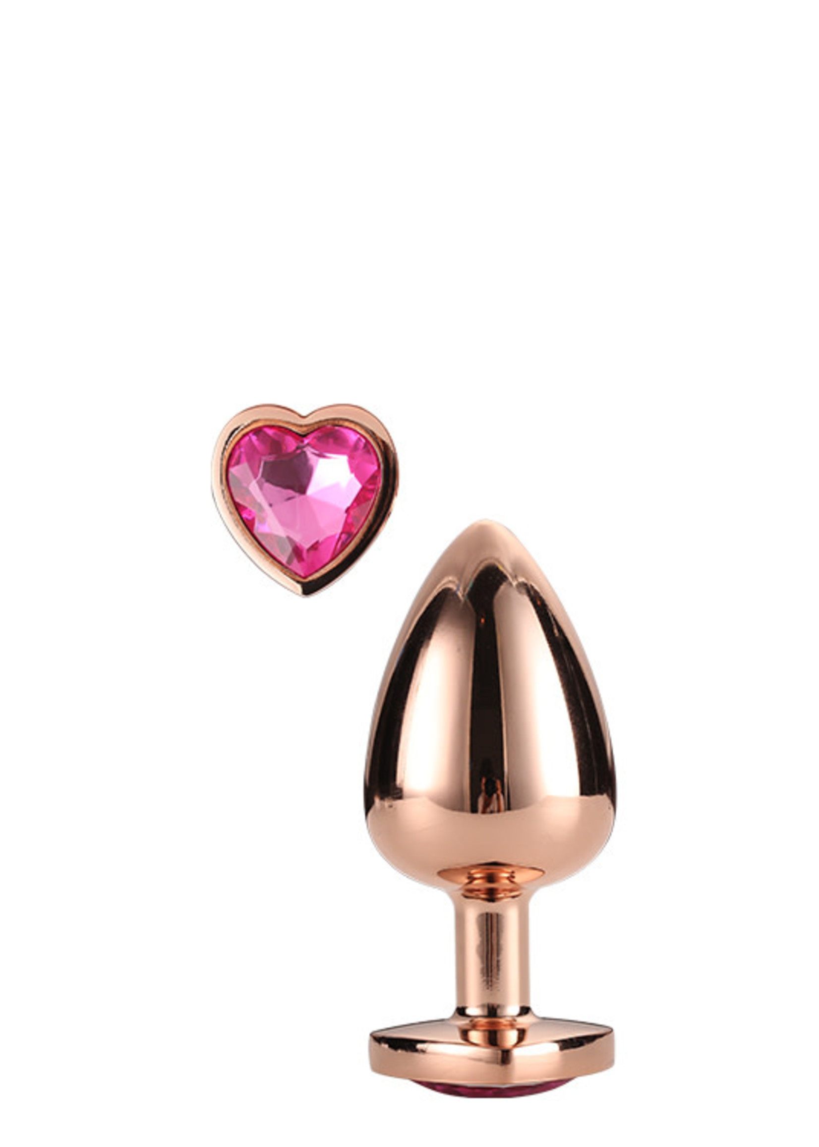 Dream Toys Gleaming love rose gold plug small