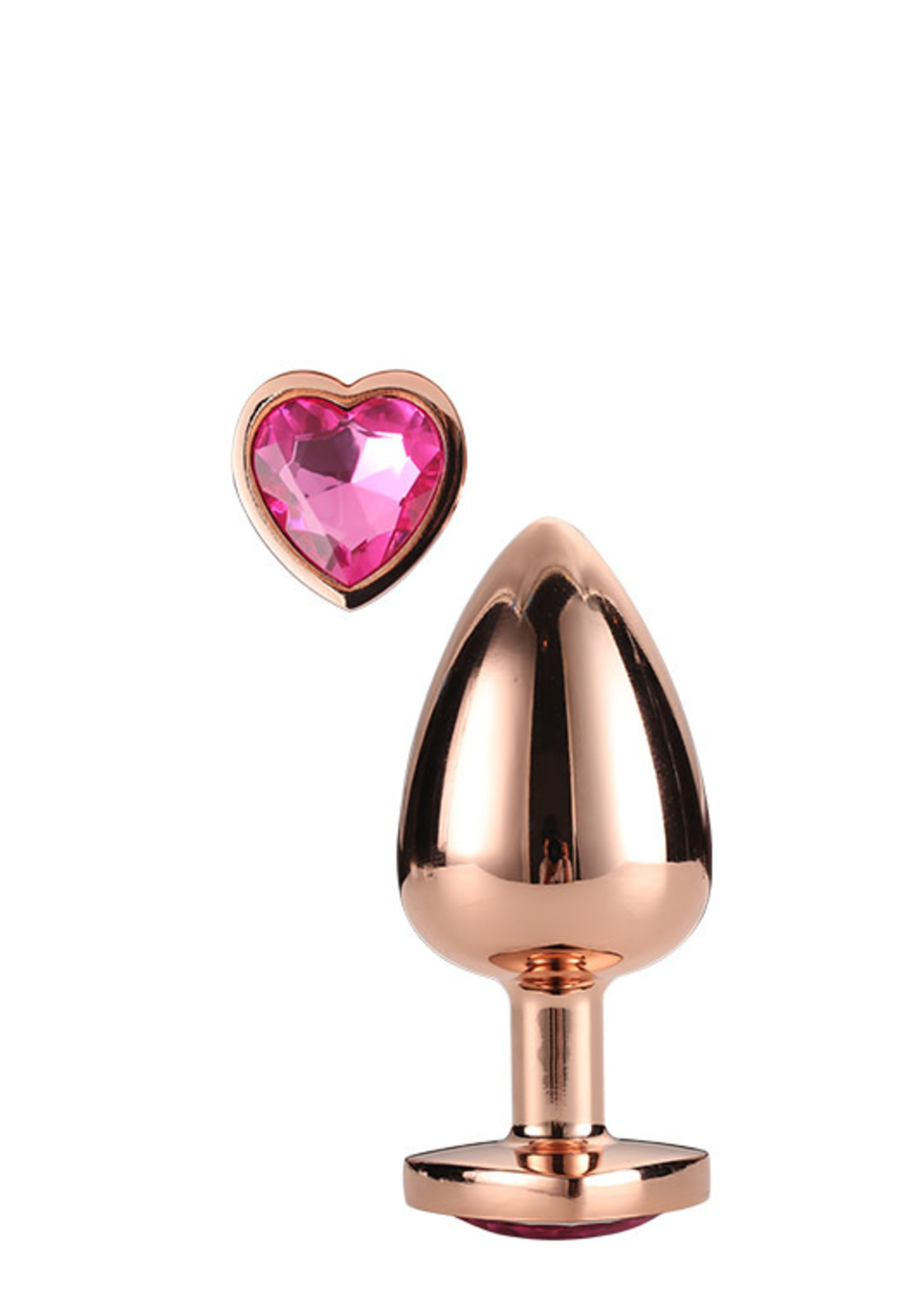 Dream Toys Gleaming love rose gold plug medium