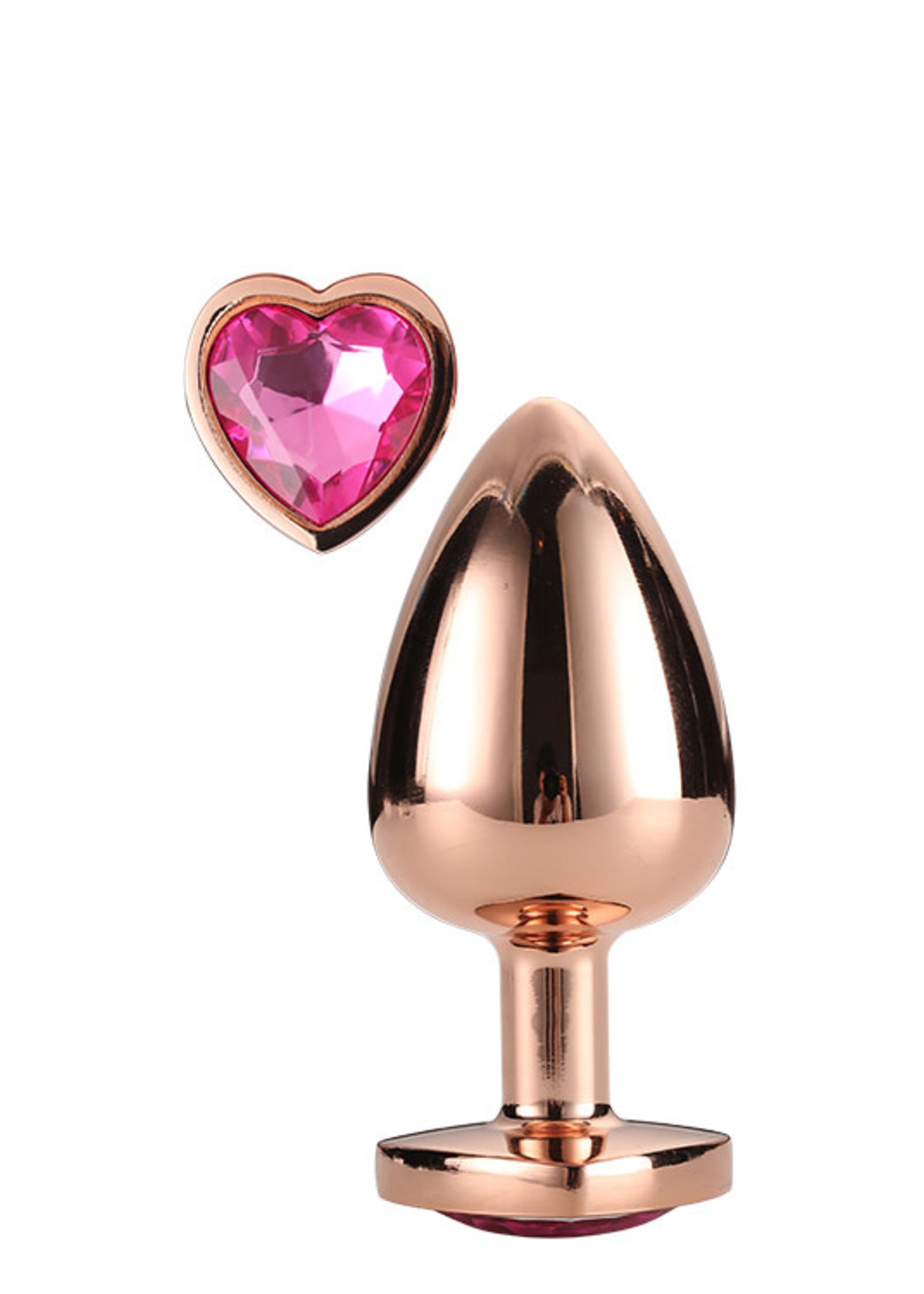 Dream Toys Gleaming love rose gold plug large