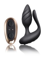 Rocks-Off Koppel vibrator met afstandsbediening - black