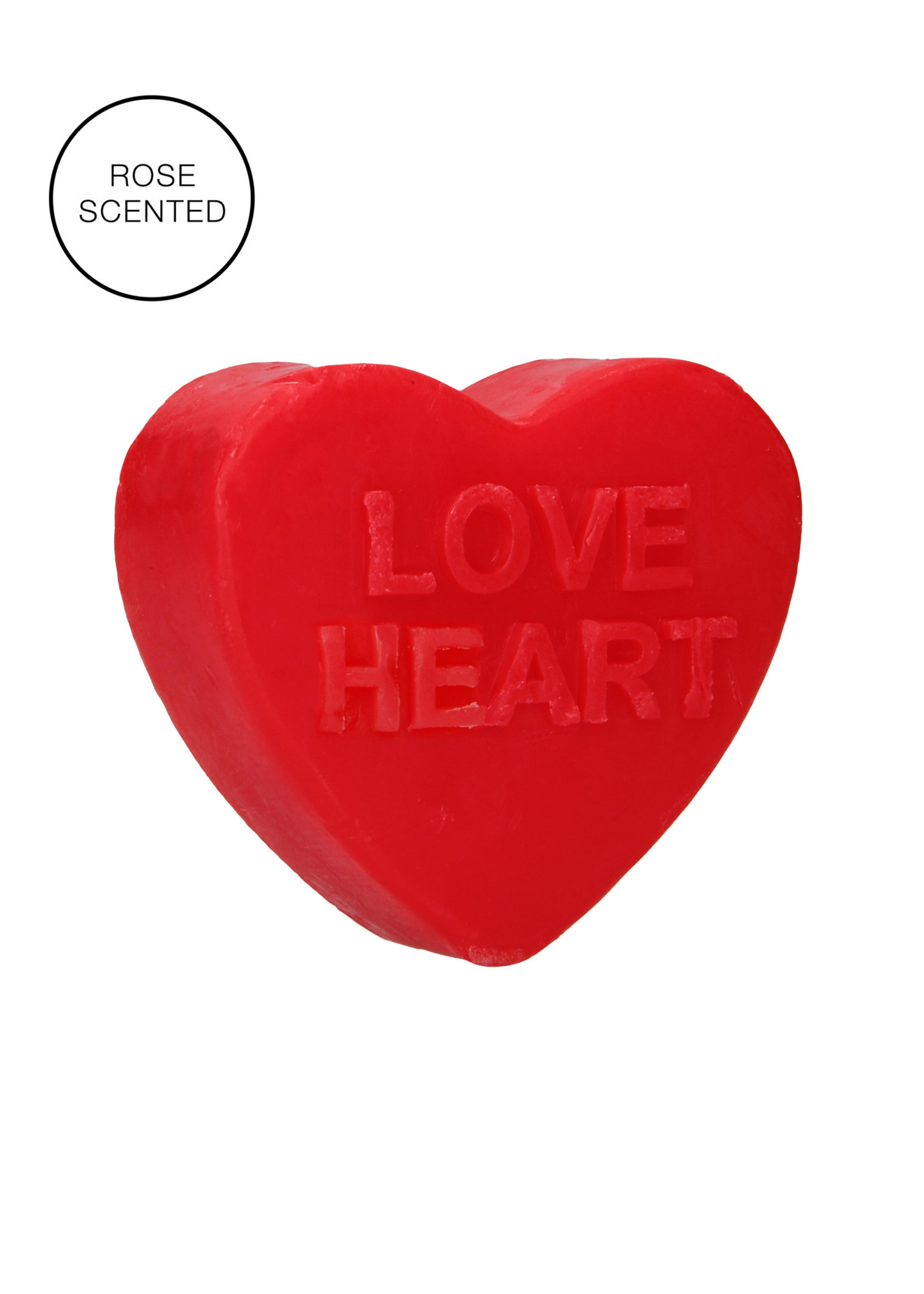 Heart soap - Love heart - Rose scented