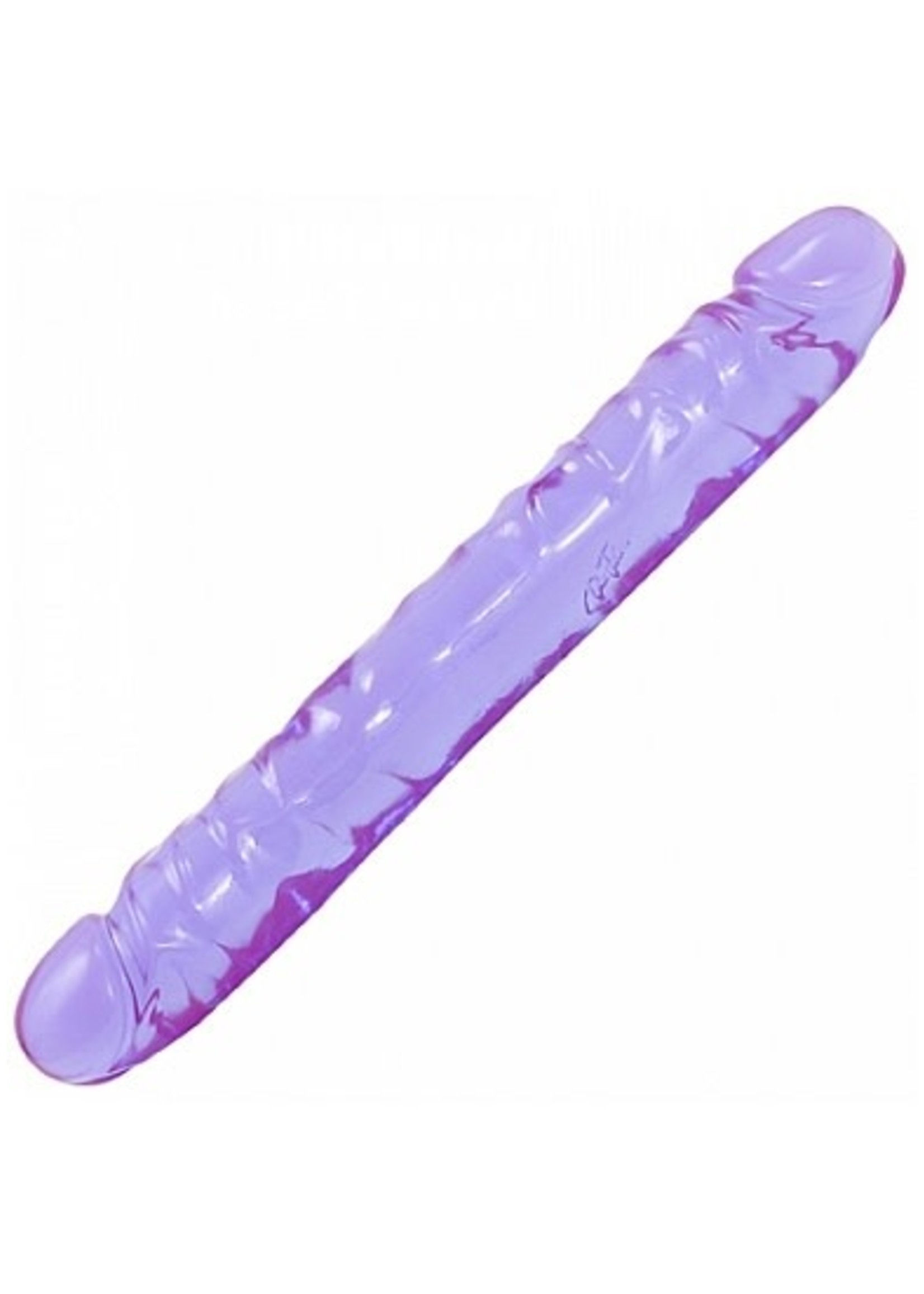 Doc Johnson Jr. double dong - 12 inch - purple