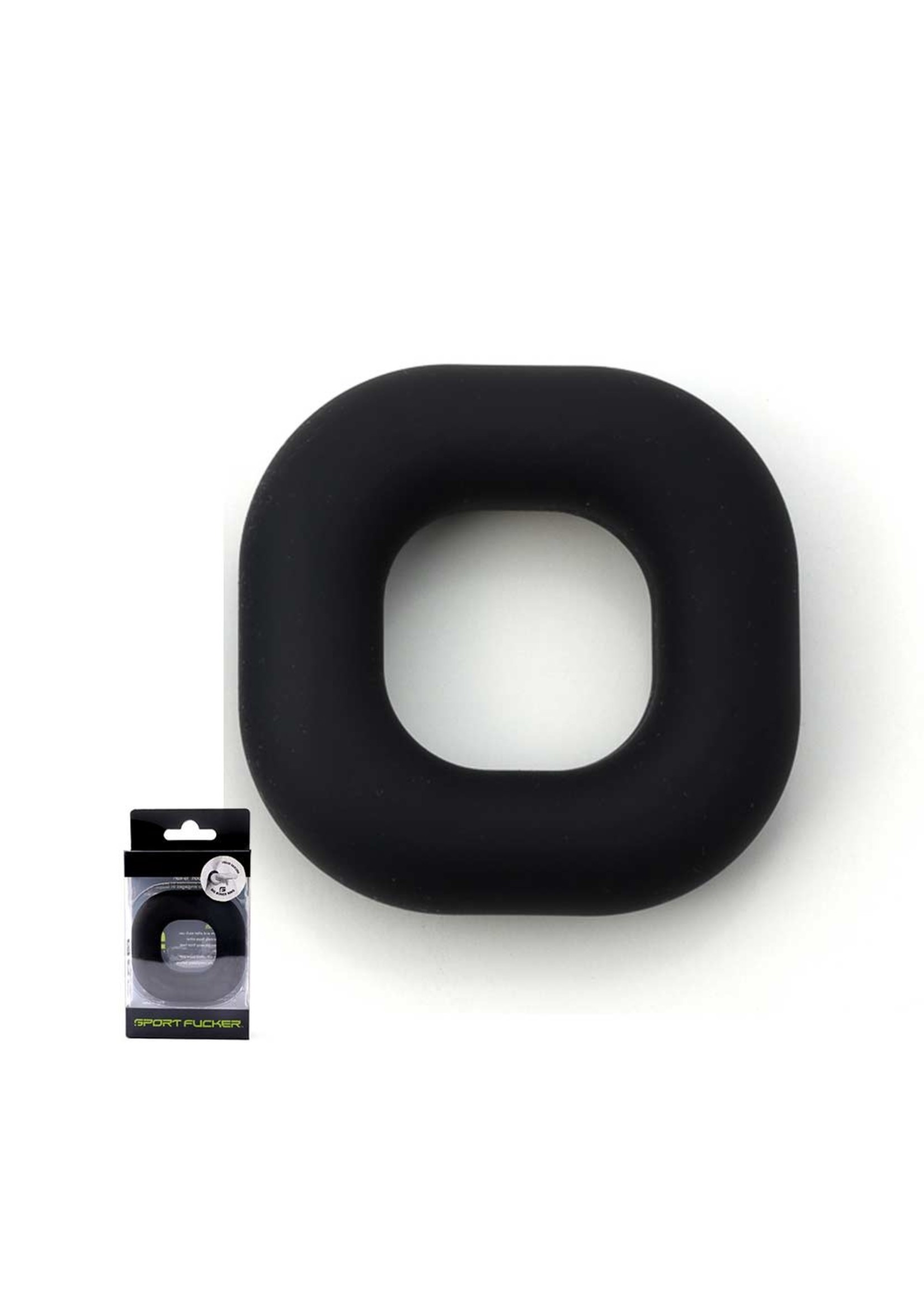 Sportfucker Liquid silicone big boner ring - Black