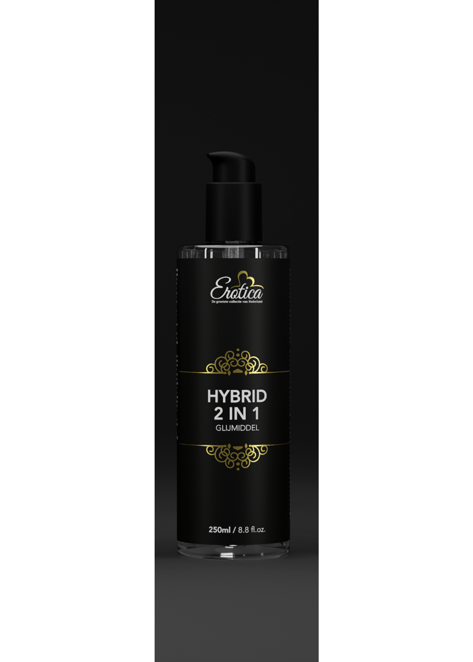Erotica Glijmiddel Erotica glijmiddel hybrid 2-in-1 - met condoom - 250 ml