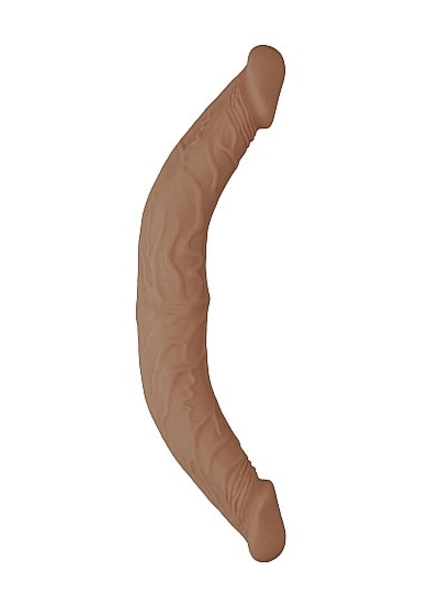Realrock by Shots Double Dong 14'' - Tan