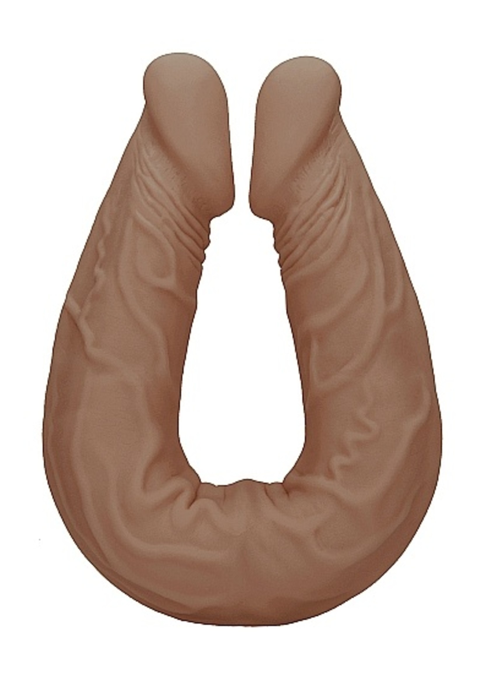 Realrock by Shots Double Dong 14'' - Tan