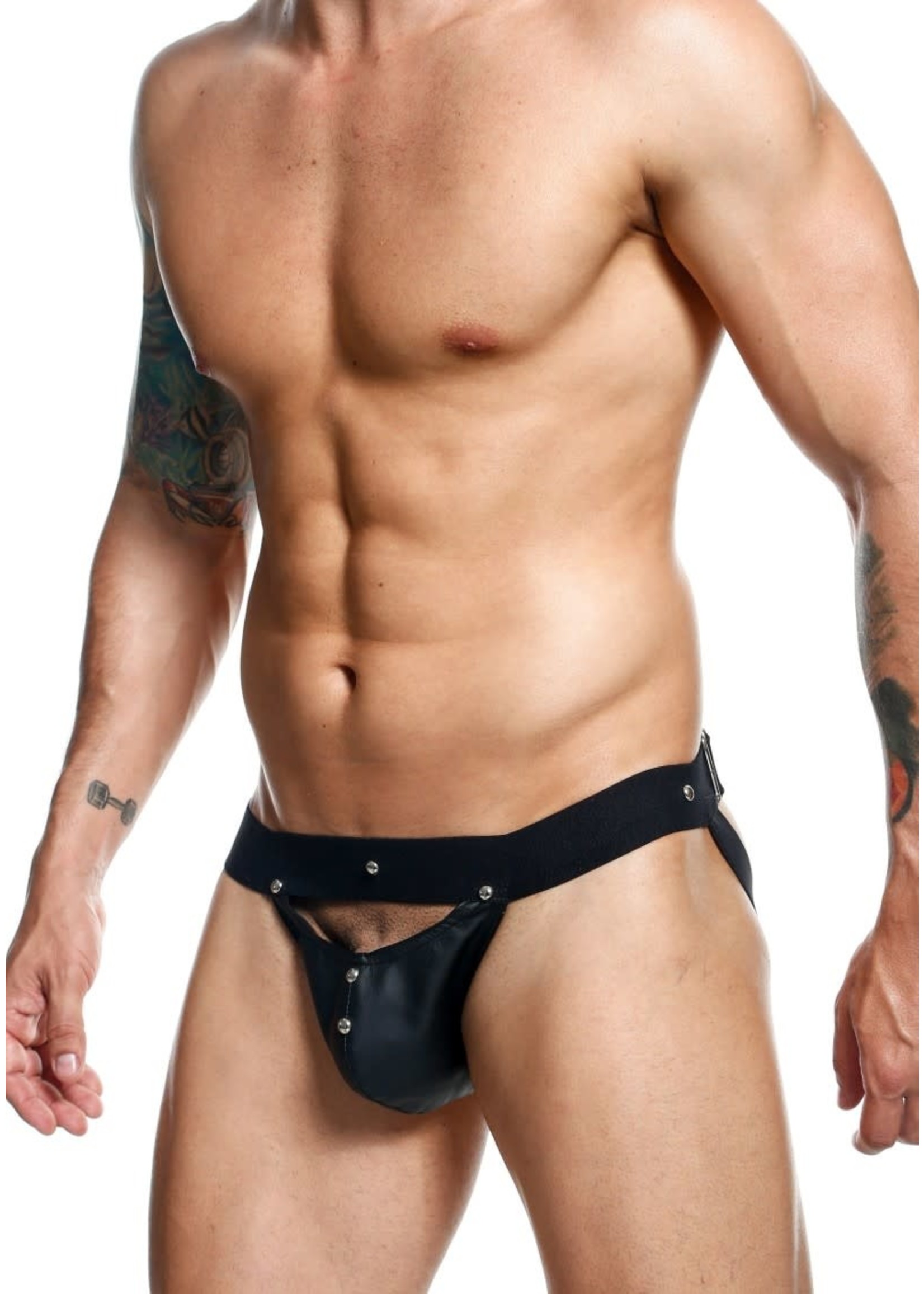 MOB Eroticwear DNGEON peakaboo jock OneSize