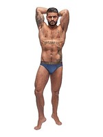 Male power Avant-garde enhancer thong - navy blue