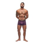 Male power Avant-garde enhancer short - dark purple