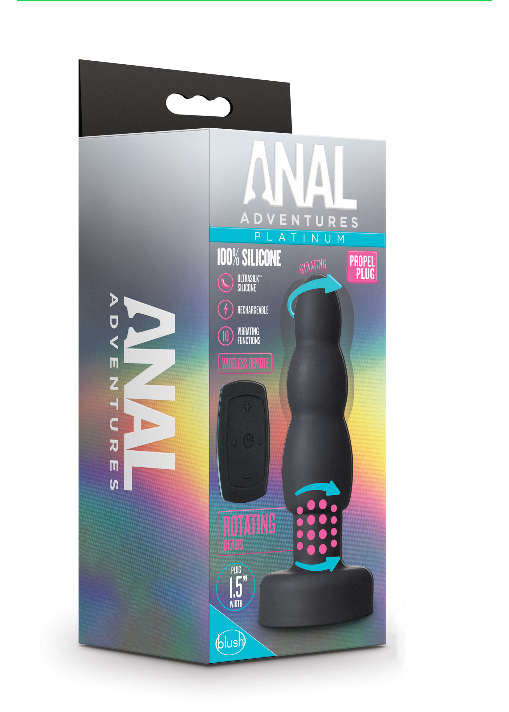 Blush Anal adventures platinum propel plug