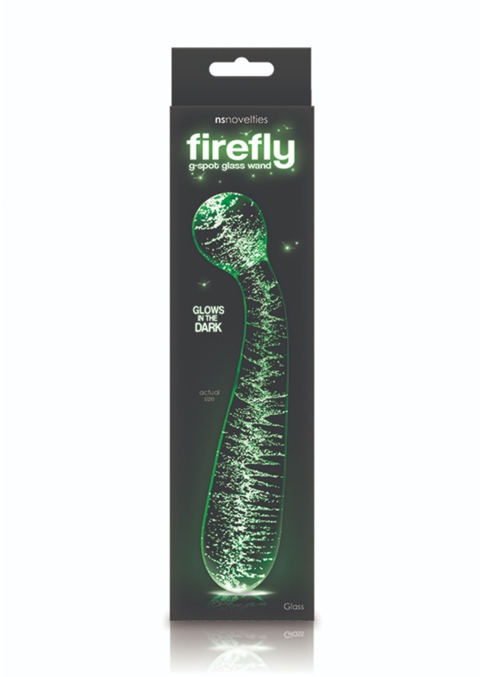 NS Novelties Firefly glass g-spot glow