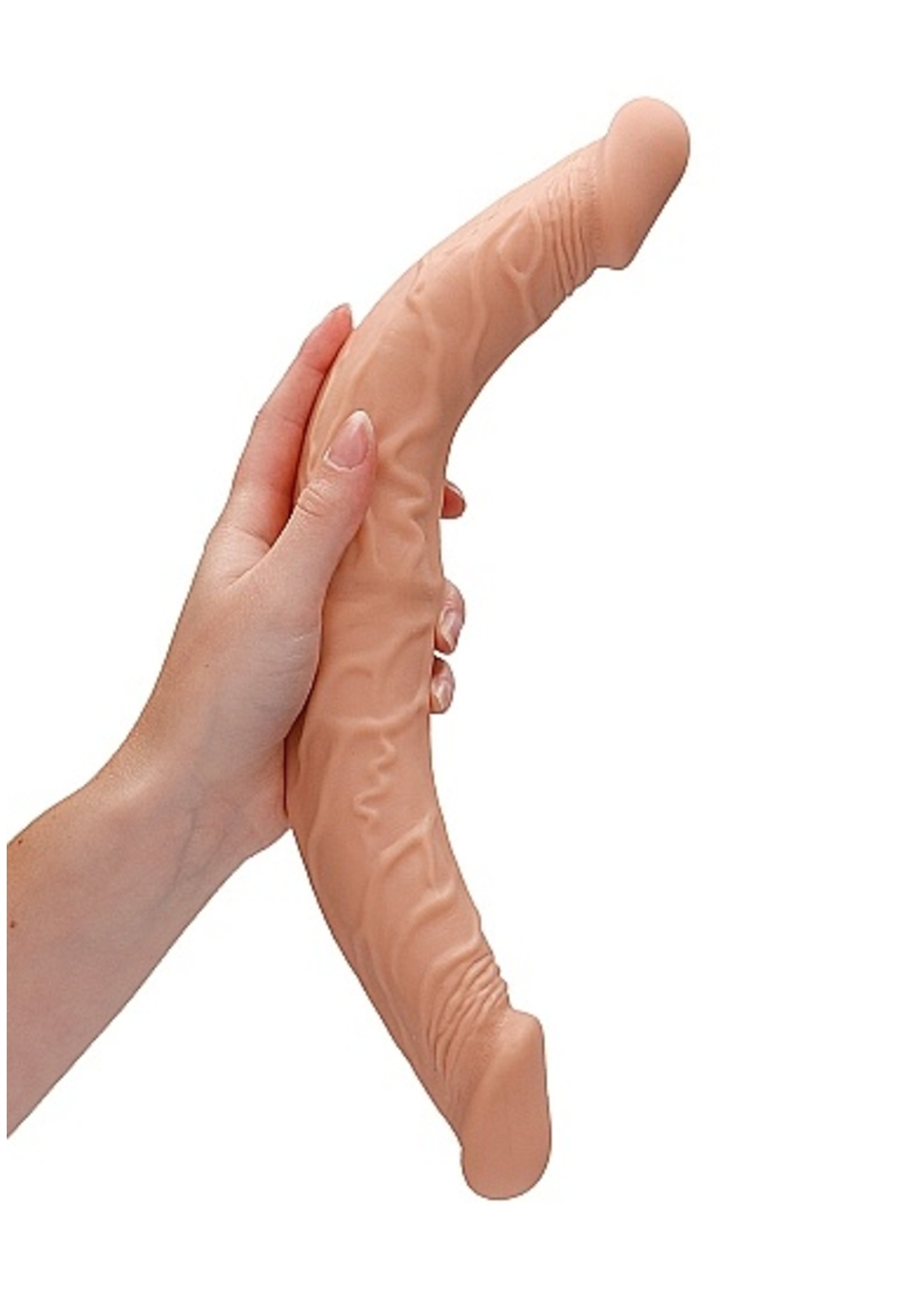 Realrock by Shots Double Dong 14'' - flesh