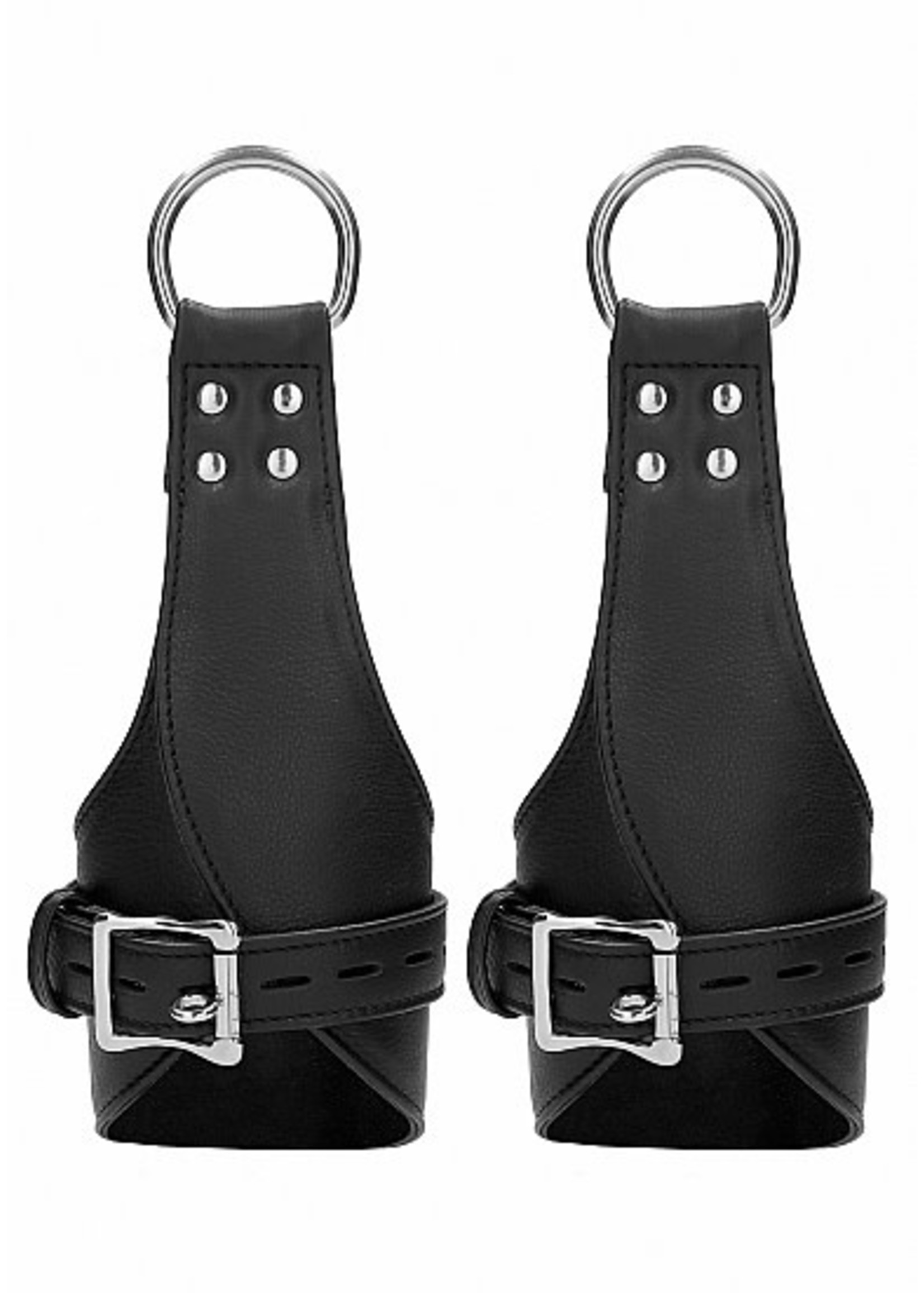 Ouch! Suspension wrist bondage handcuffs - black