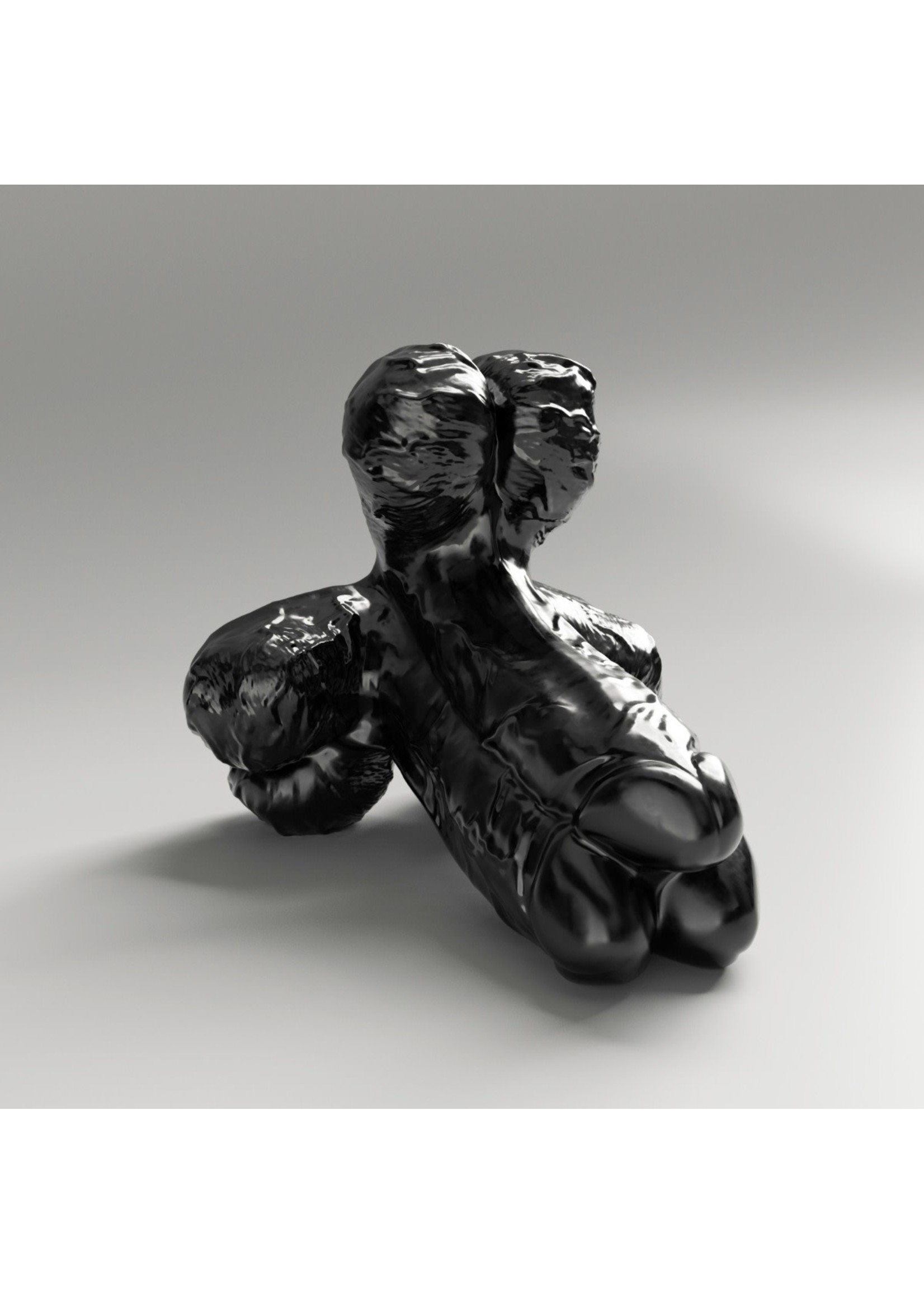 All Black Gape, set and match dildo 9,1'' 23 x 4,9 cm