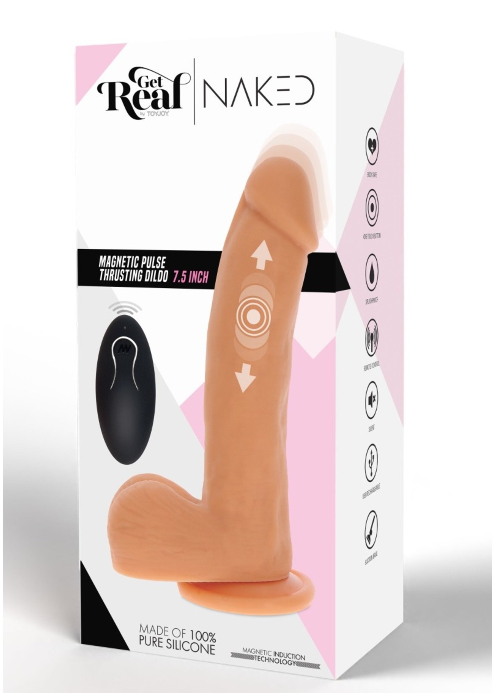 ToyJoy Magnetic pulse trusting dildo