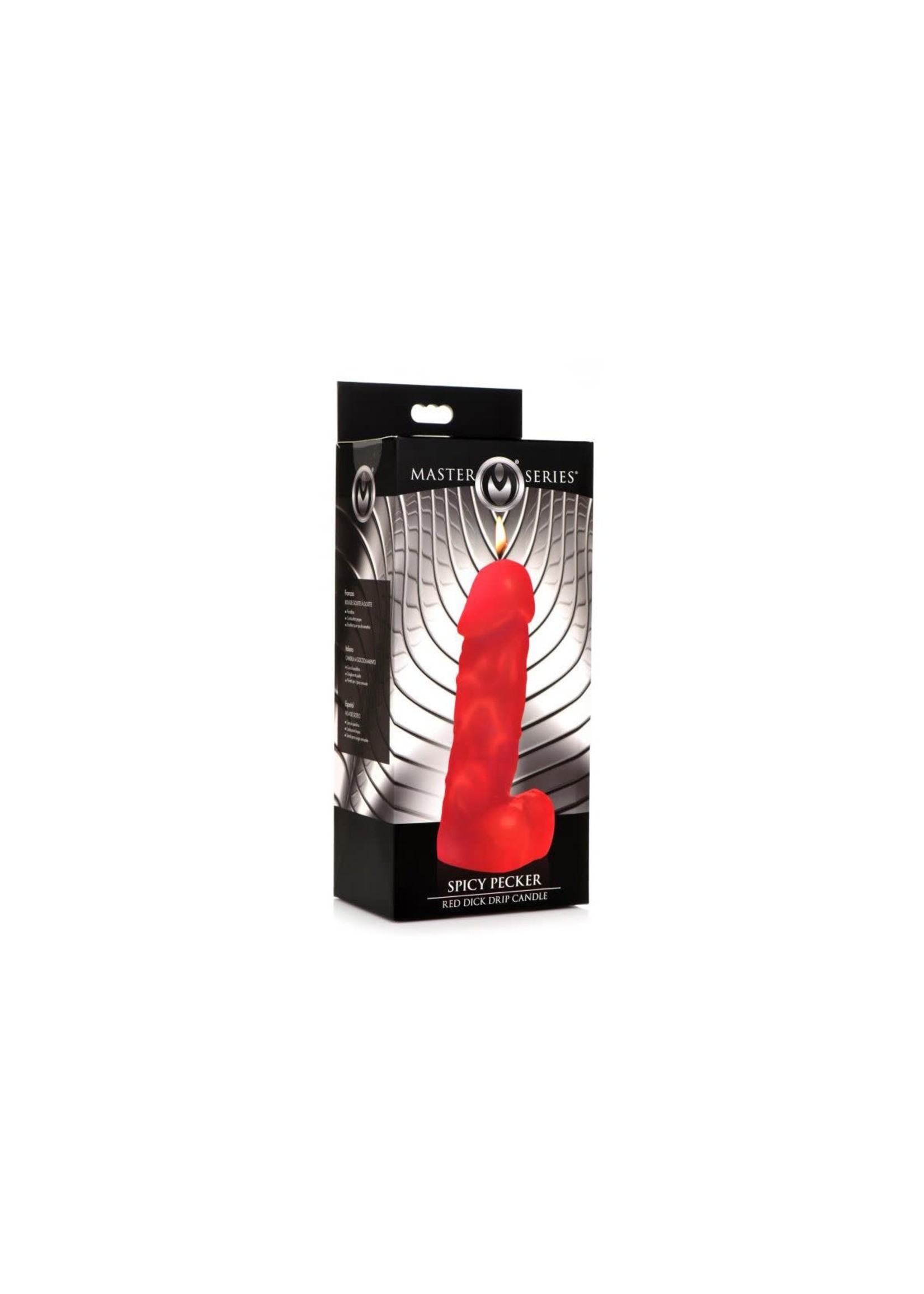 Master Series Dick candle red