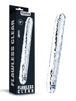 LoveToy Flawless clear double dildo - 30 cm