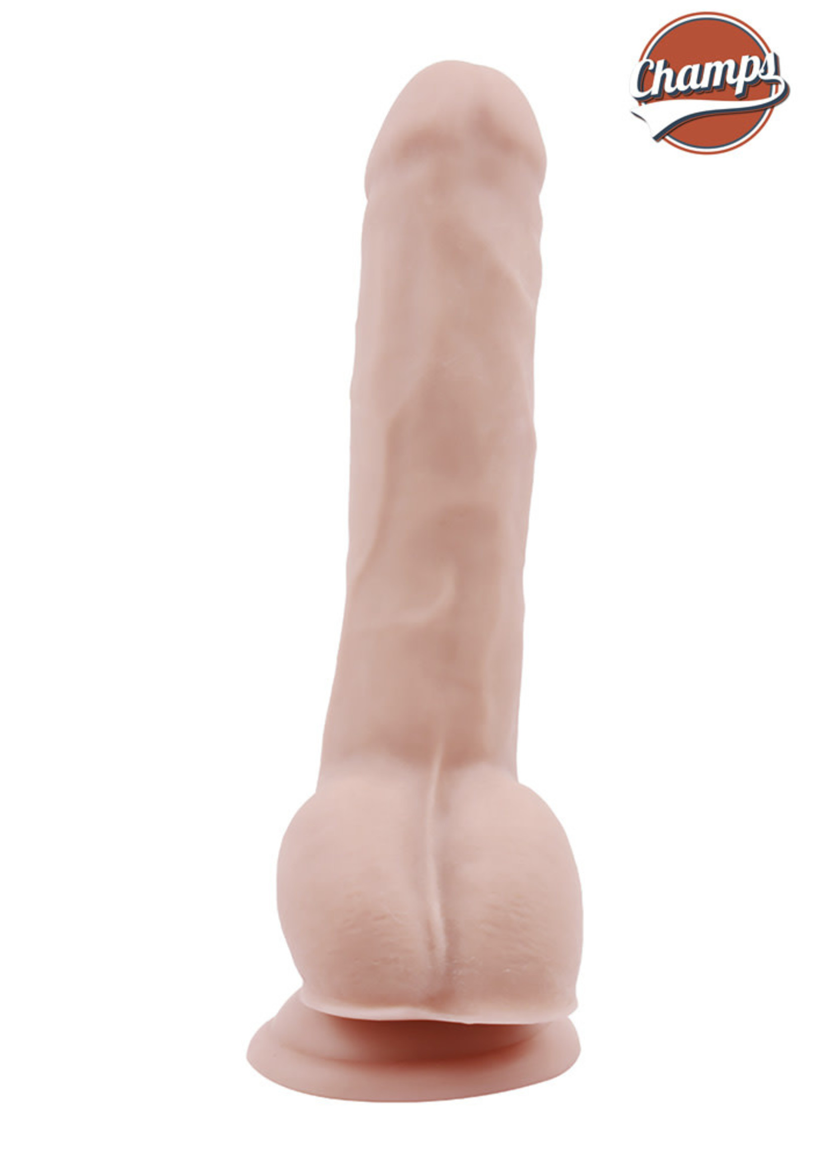 Champs Baldy dual density dildo 9 inch / 23 cm flesh