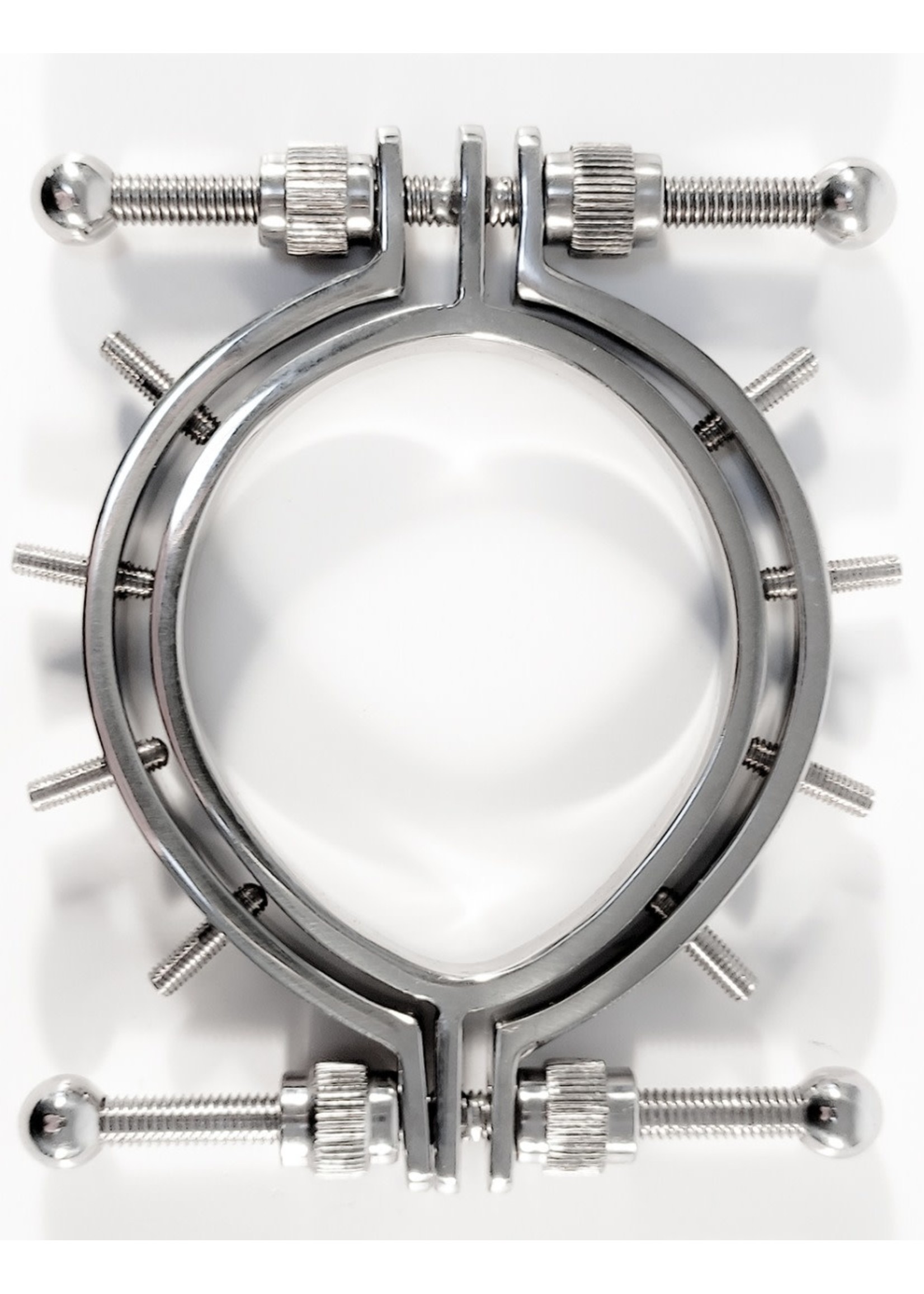 Dusedo Pussy clamp with spikes stainless steel 55 mm hole