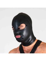 665 Leather Neoprene ultimate lock out hood - black