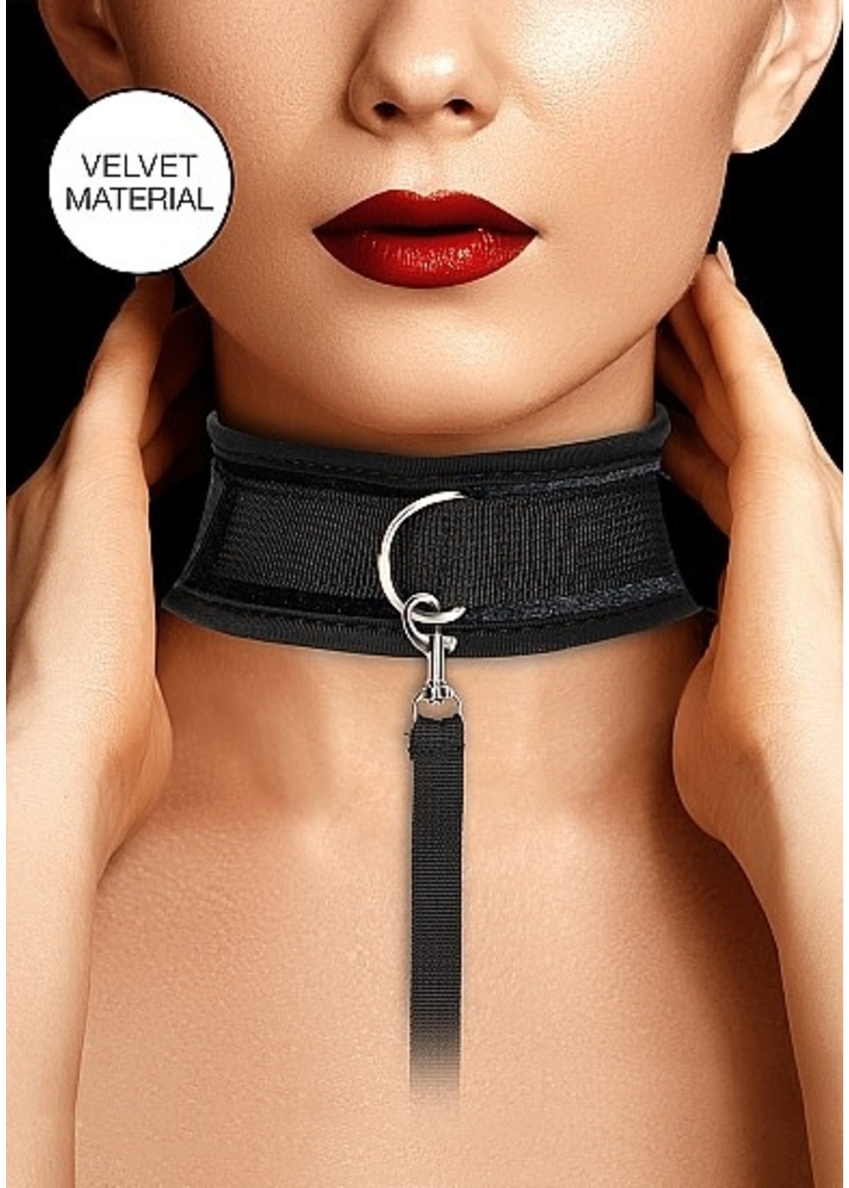 Ouch! V&V Adjustable collar with leash