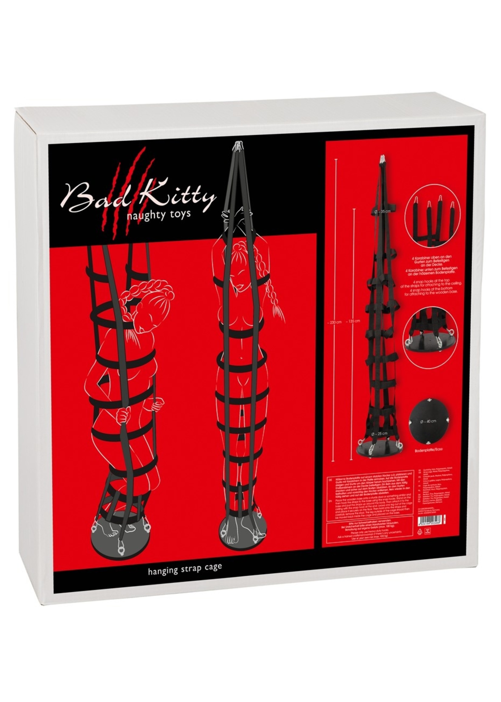 Bad Kitty hanging strap cage