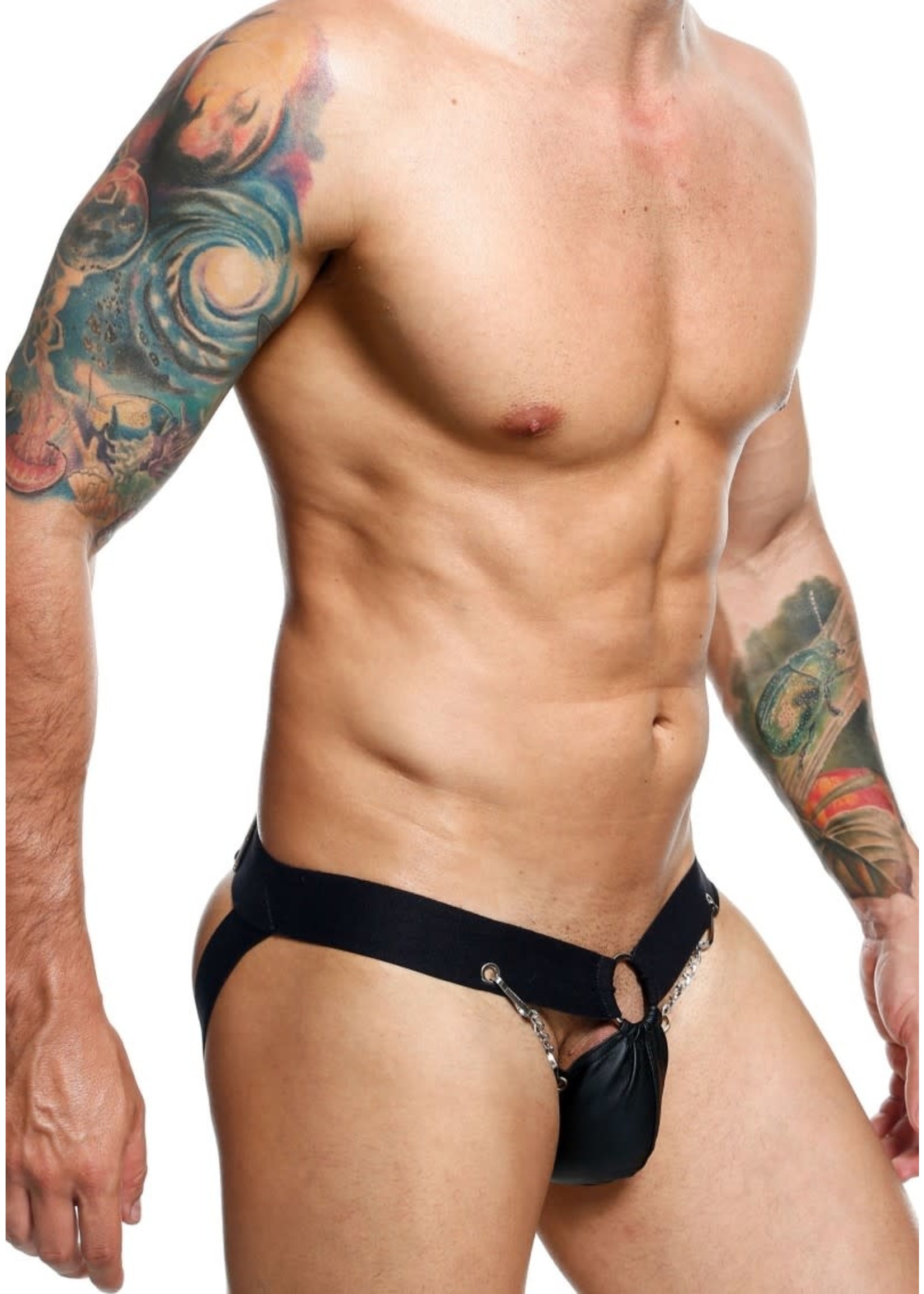 MOB Eroticwear DNGEON chain Jockstrap - OneSize