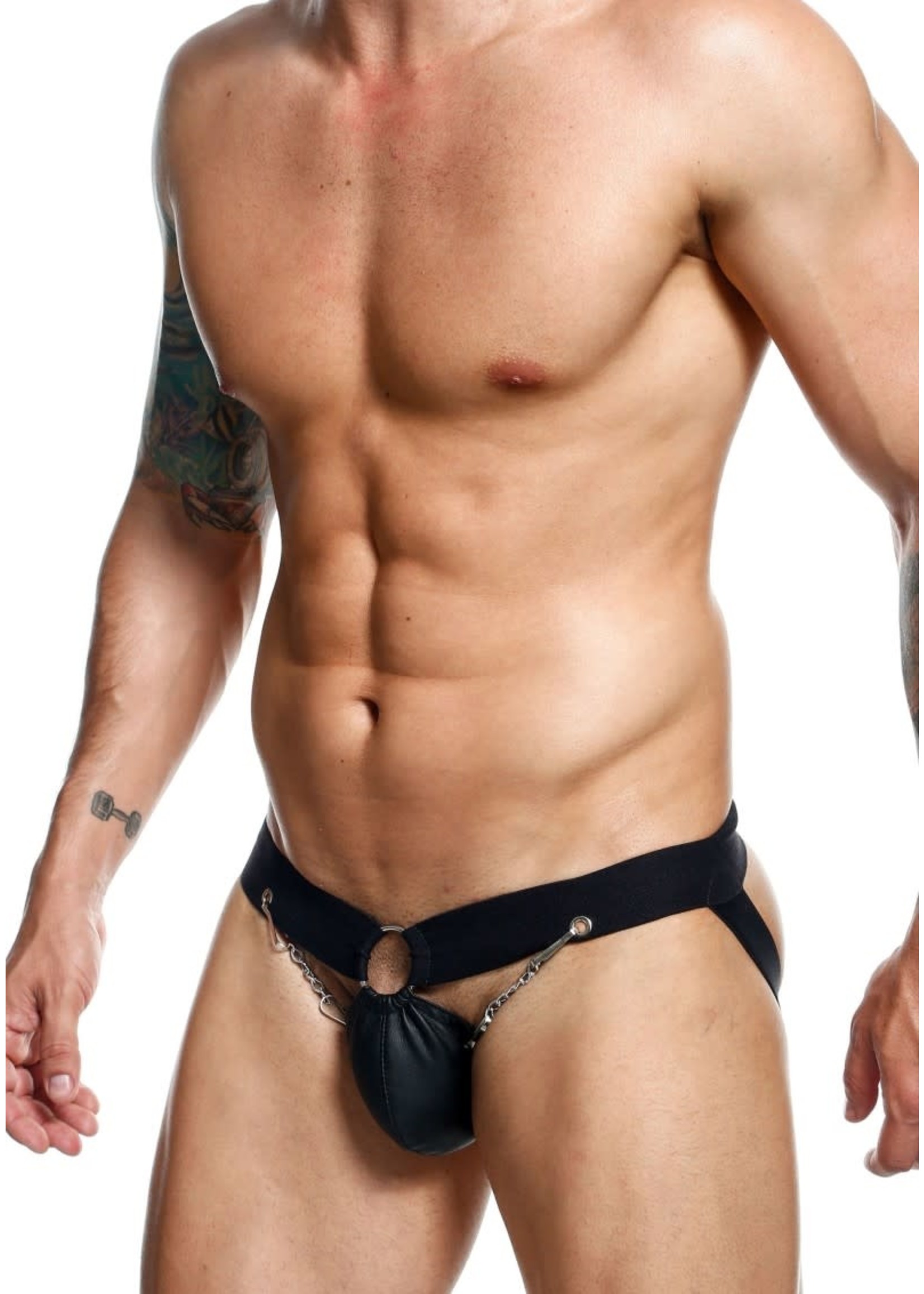 MOB Eroticwear DNGEON chain Jockstrap - OneSize