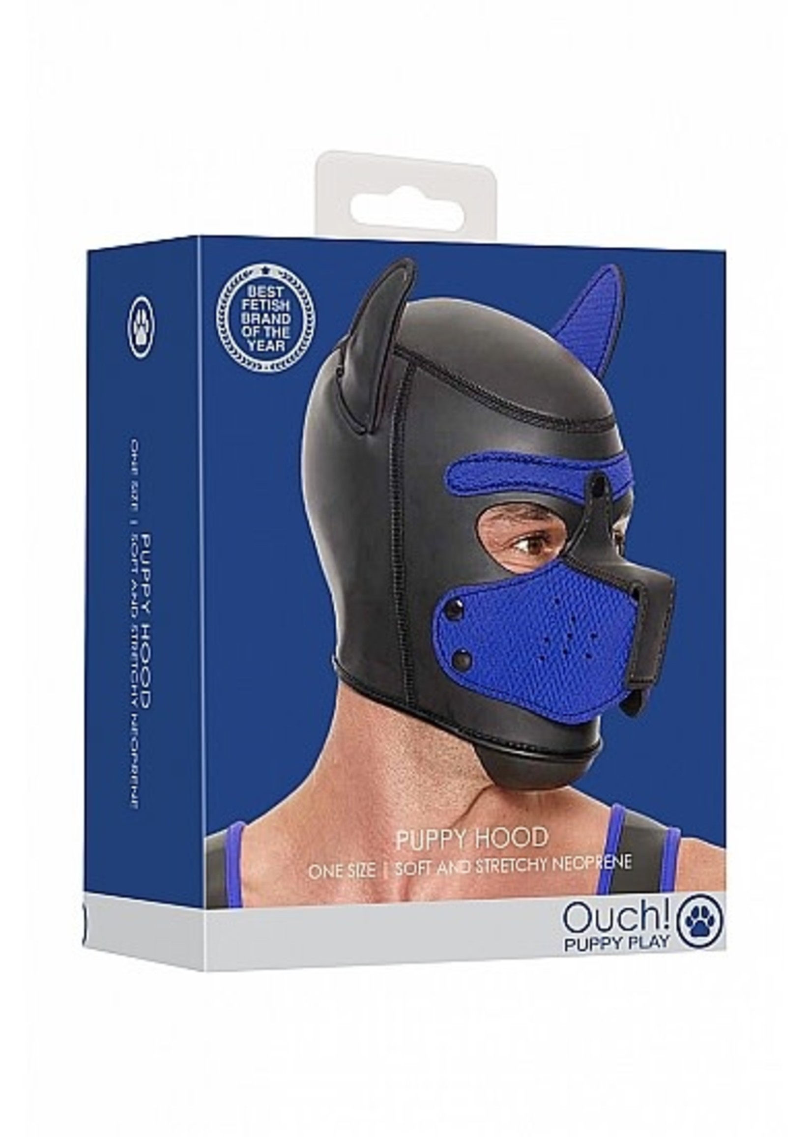 Ouch! Neopreen puppy masker - blue