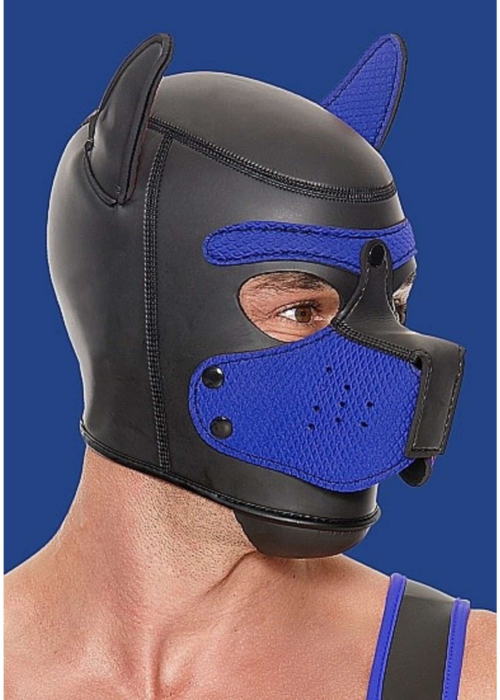 Ouch! Neopreen puppy masker - blue