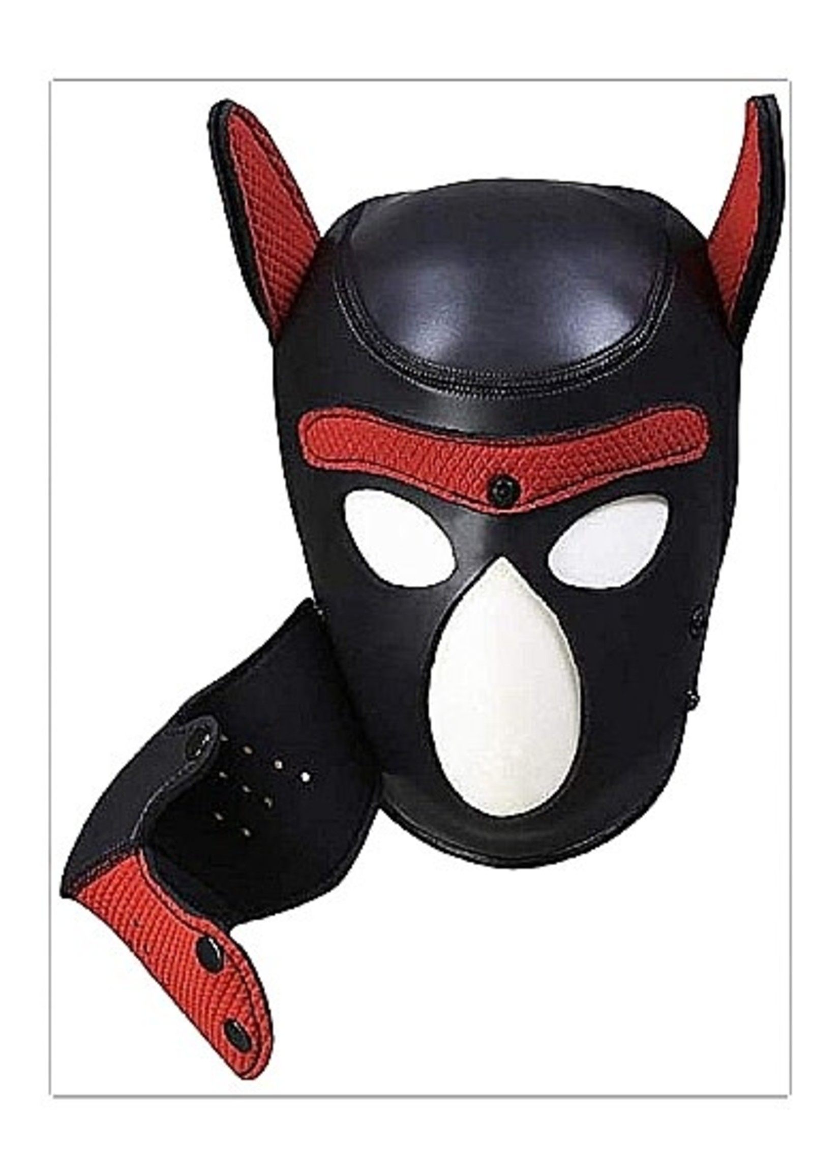 Ouch! Neopreen puppy masker - red