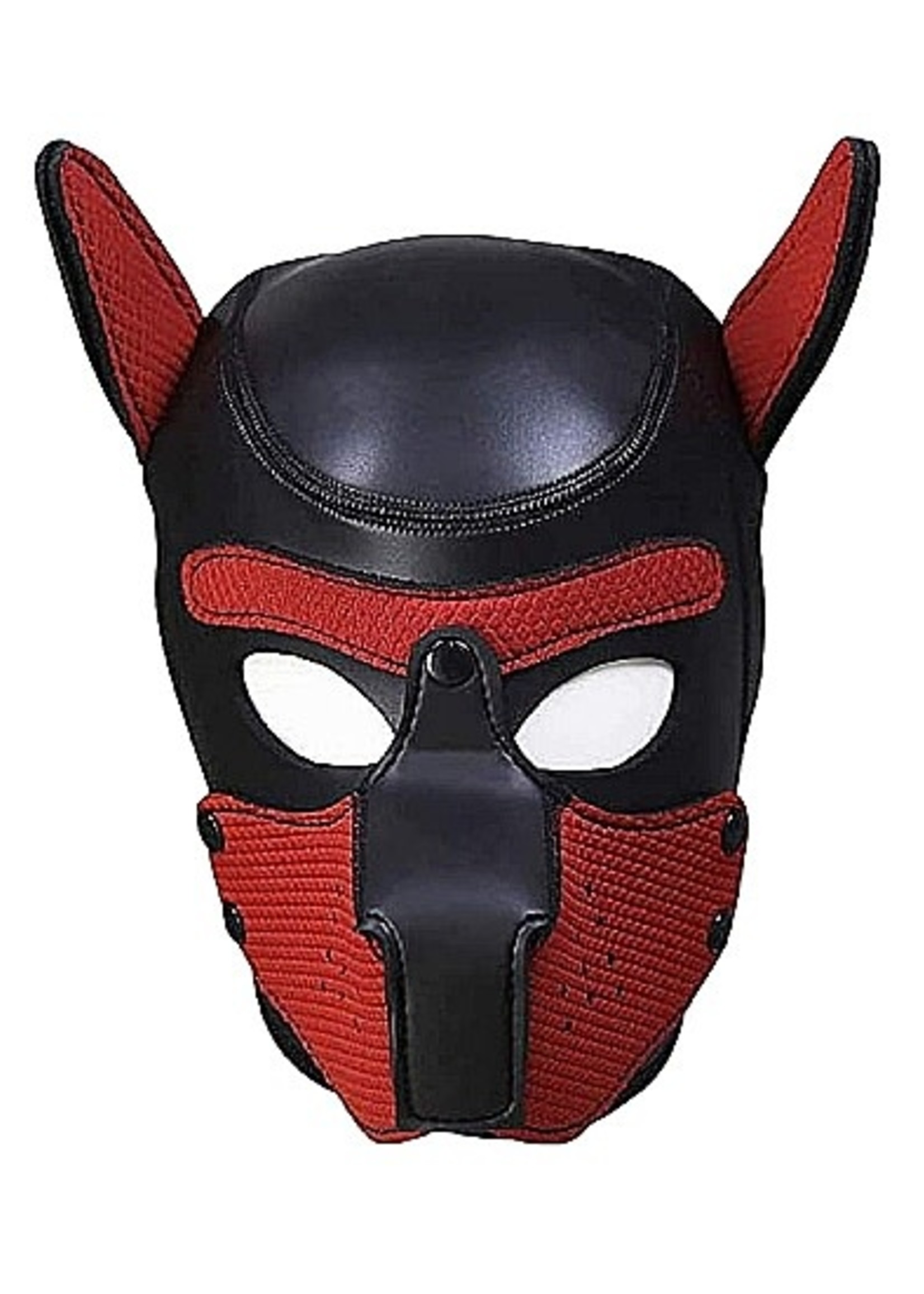 Ouch! Neopreen puppy masker - red