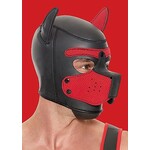 Ouch! Neopreen puppy masker - red