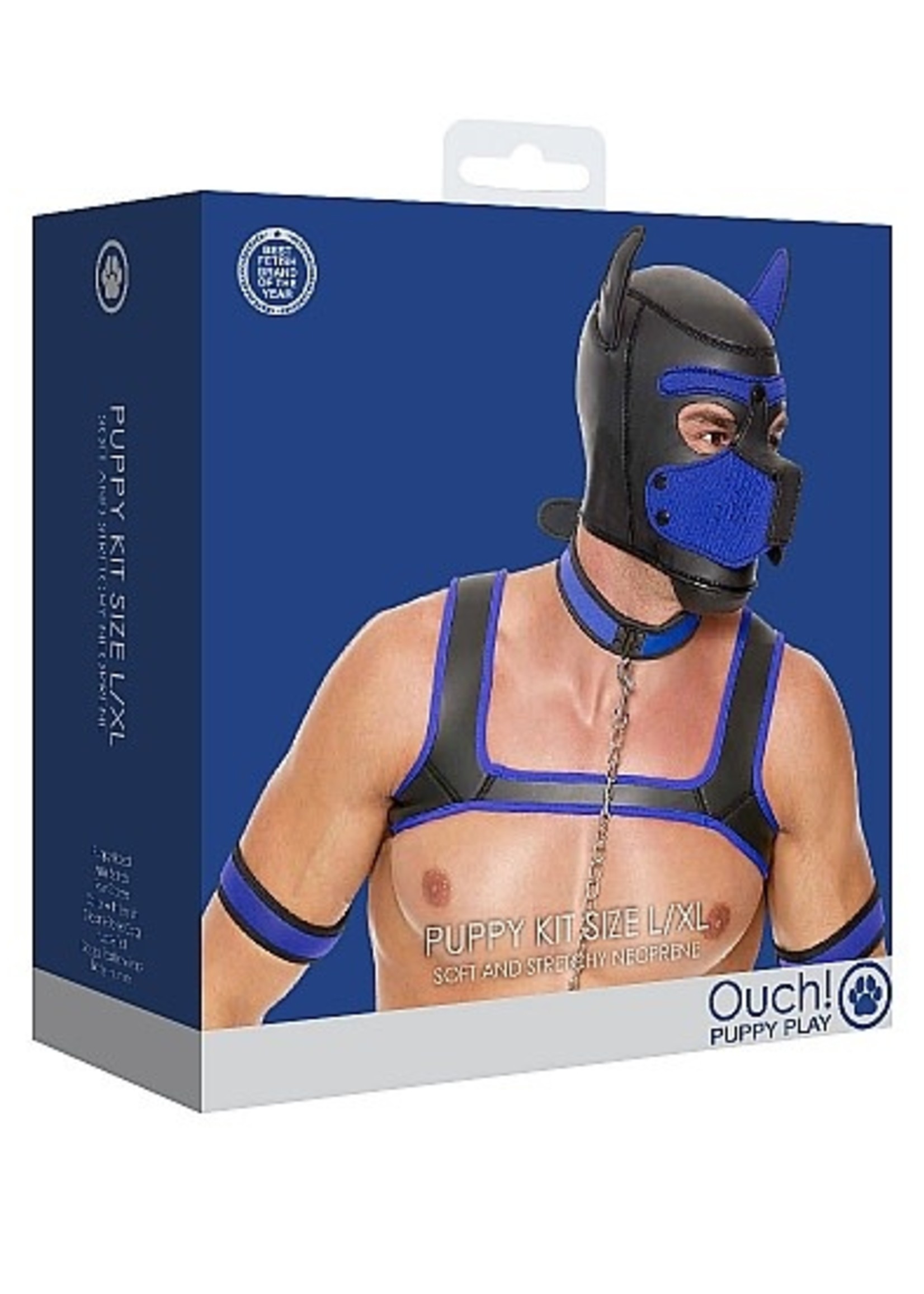 Ouch! Neopreen puppy kit - L/XL - blue