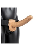 Realrock by Shots Holle strap-on met ballen - 23 cm