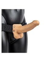 Realrock by Shots Holle strap-on met ballen - 18 cm