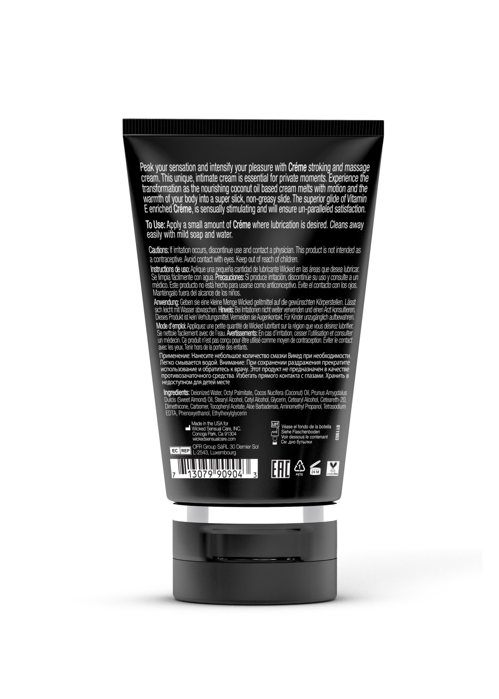 Wicked Sensual Care Masturbation creme - 120 ml