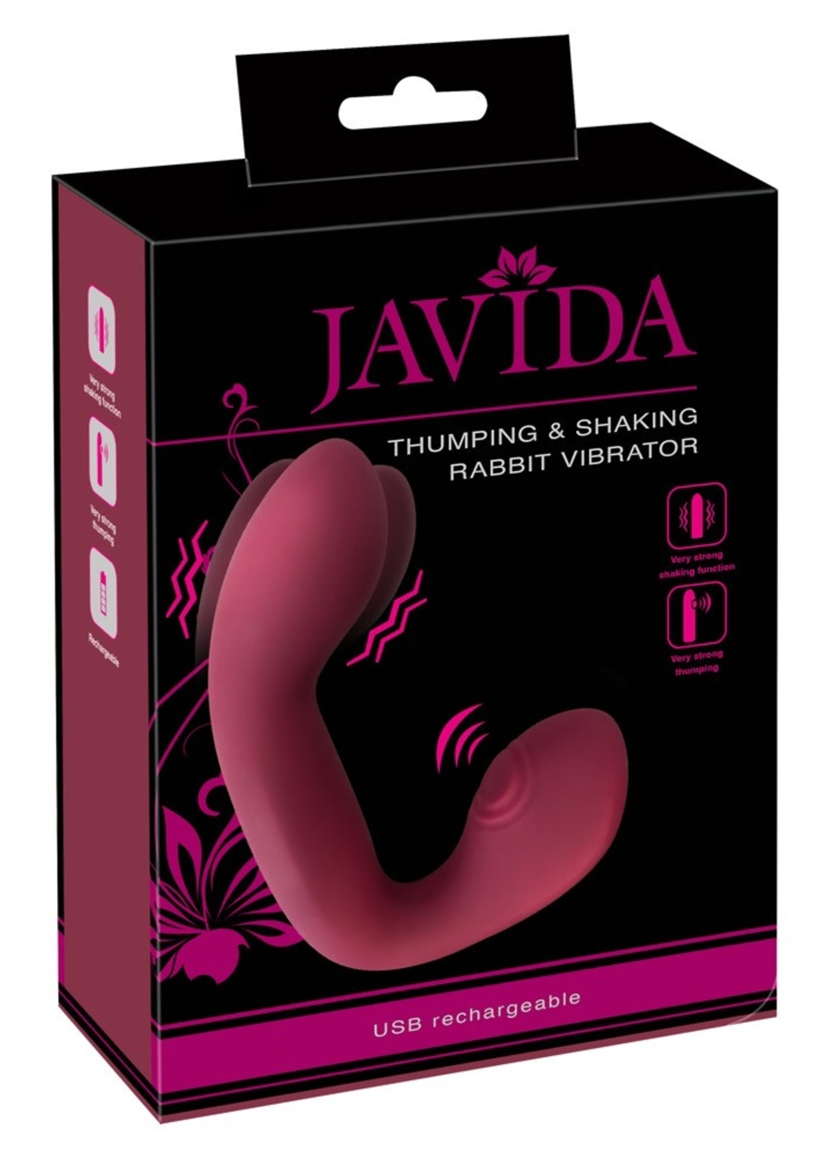 Javida Thumping & shaking rabbit vibrator