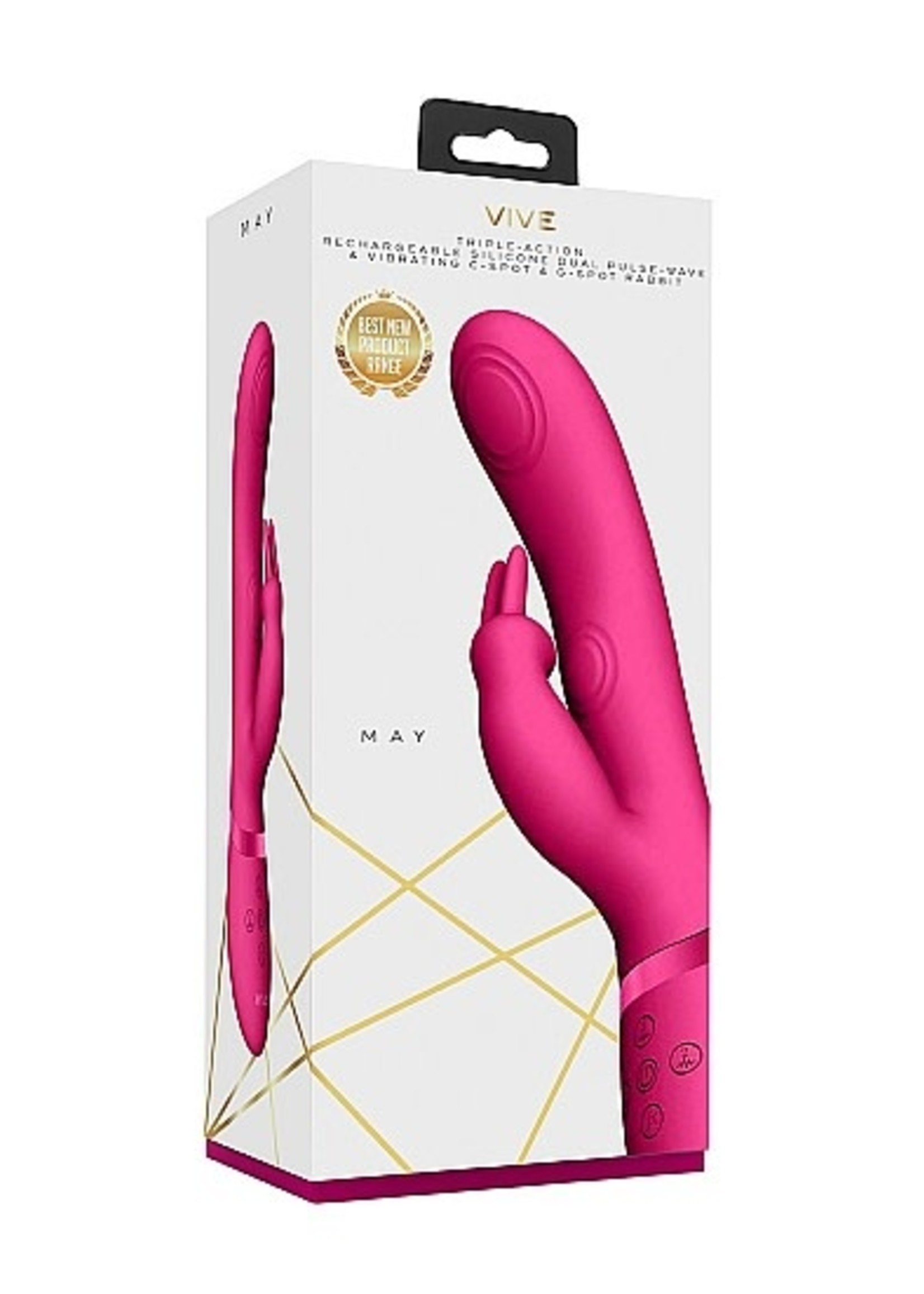 Vive May - luxe Vibrator met pulsatie